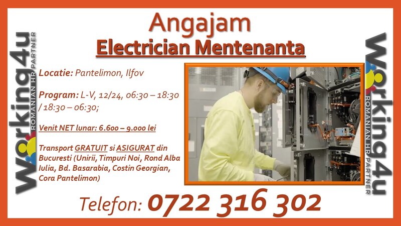 Electrician mentenanta